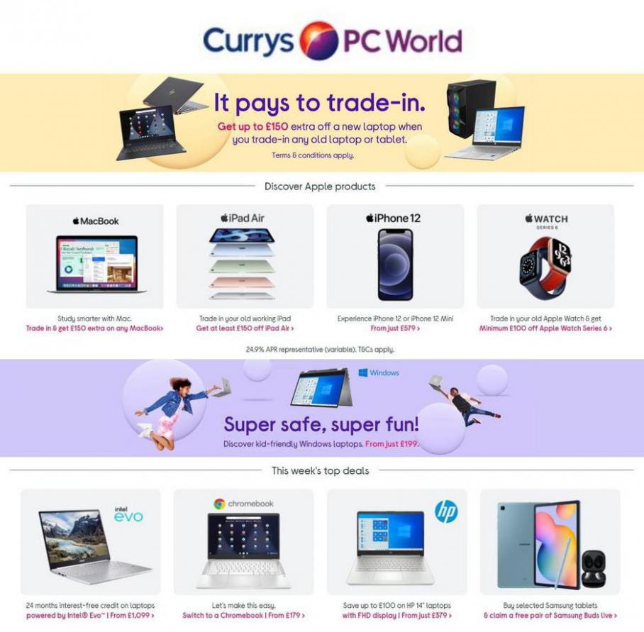 Special Offers. Currys PC World (2021-08-29-2021-08-29)