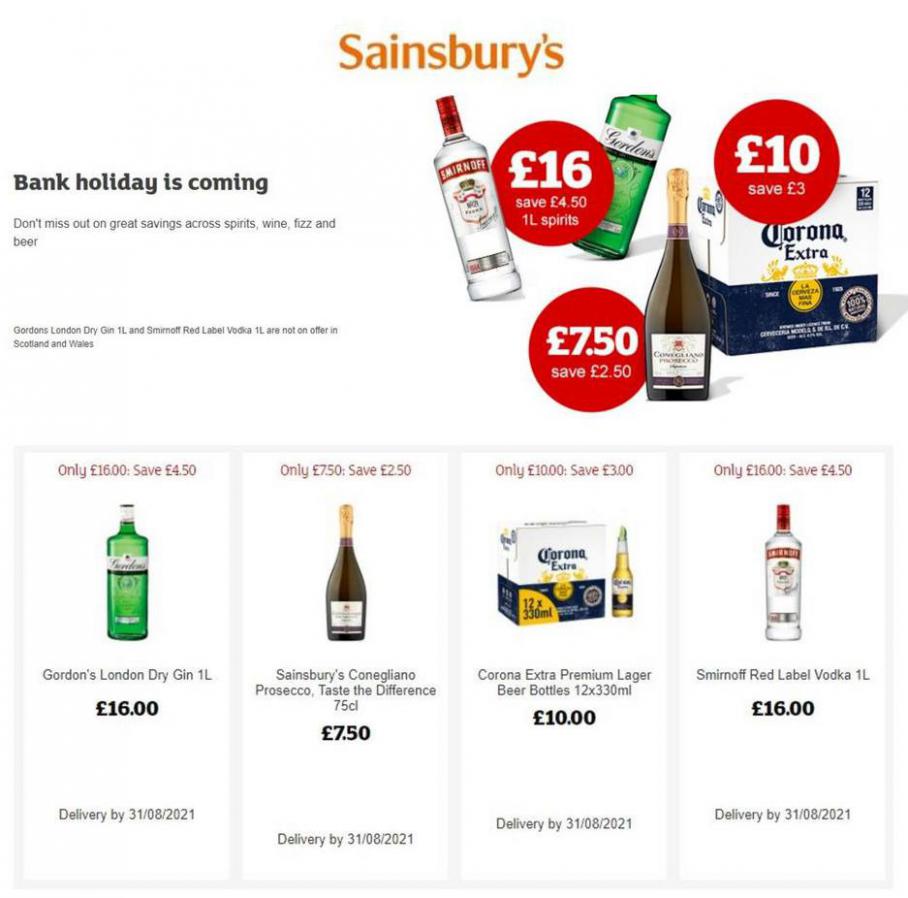 Special Offers. Sainsbury's (2021-08-31-2021-08-31)