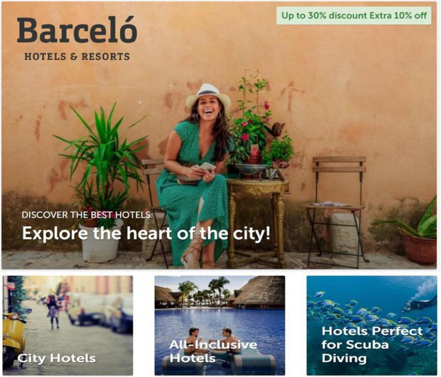 Offers. Barcelo Hotels (2021-09-05-2021-09-05)