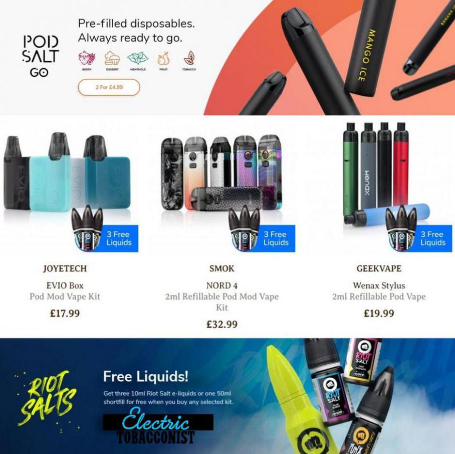 E-liquids & Vape Kits. Electric Tobacconist (2021-09-30-2021-09-30)