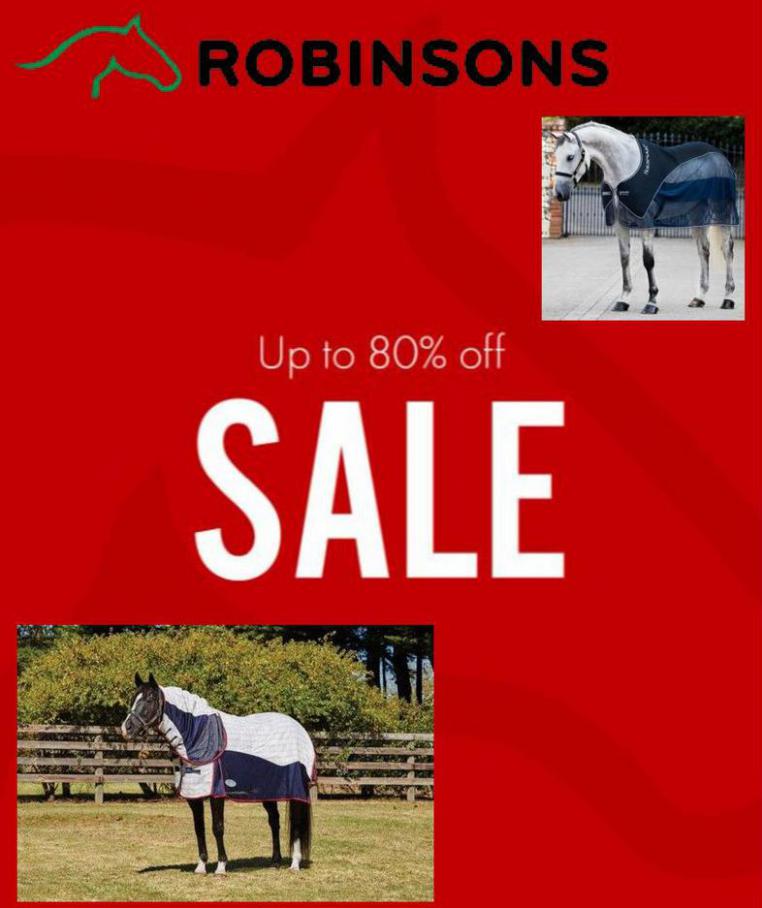 Up to 80% off Sale. Robinsons Equestrian (2021-09-12-2021-09-12)