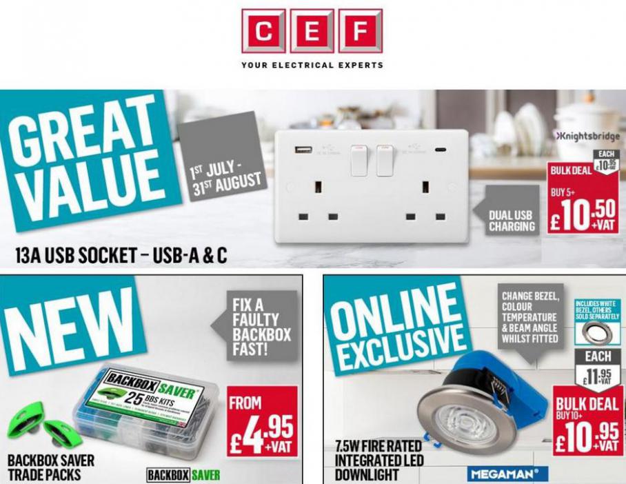 Special Offers. City Electrical Factors (2021-08-31-2021-08-31)
