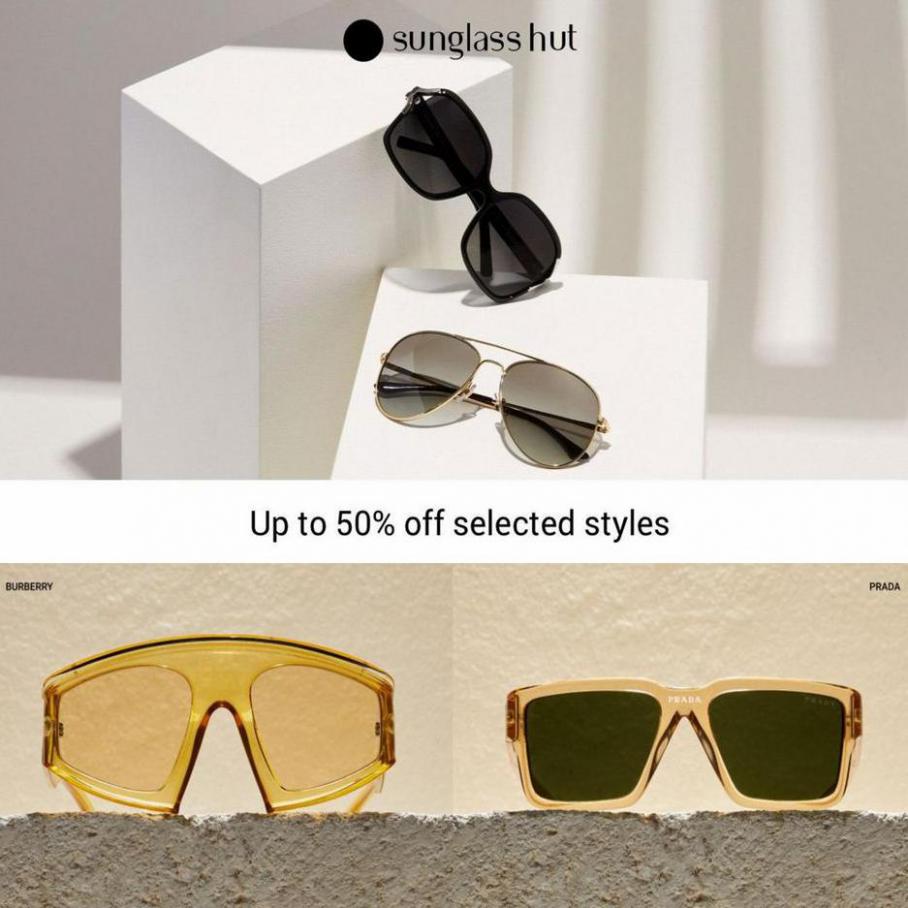Up to 50% off selected deals. Sunglass Hut (2021-10-23-2021-10-23)