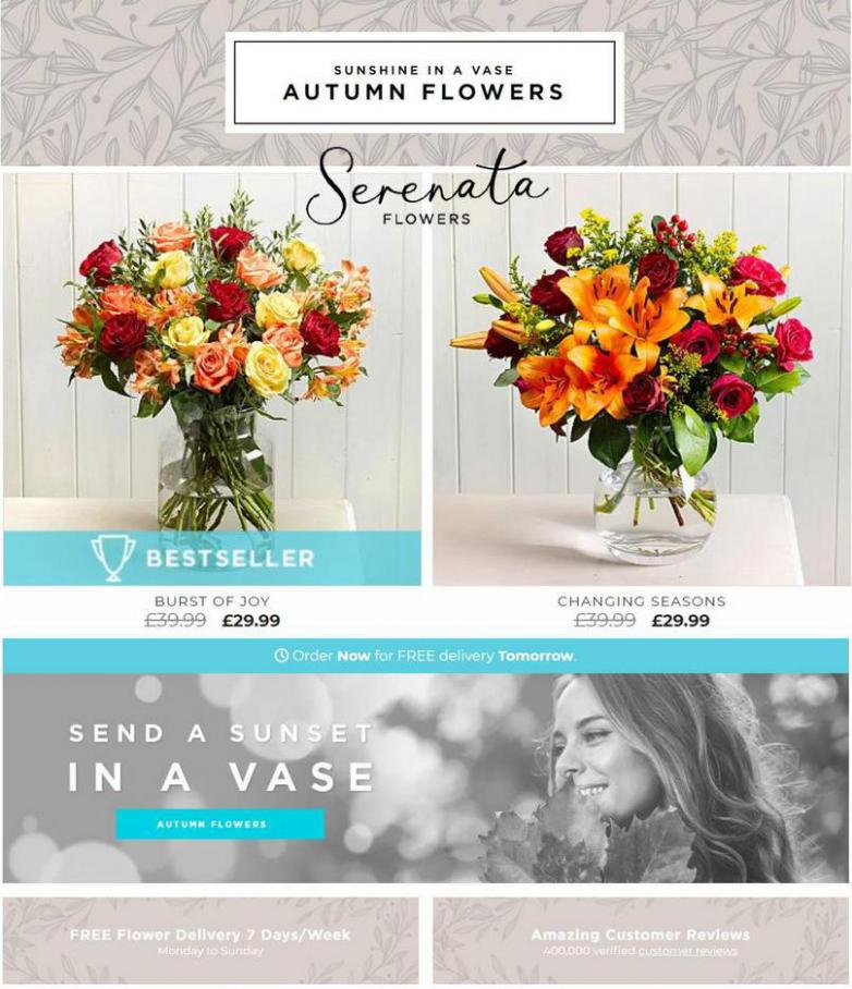 Autumn Flowers. Serenata Flowers (2021-11-28-2021-11-28)