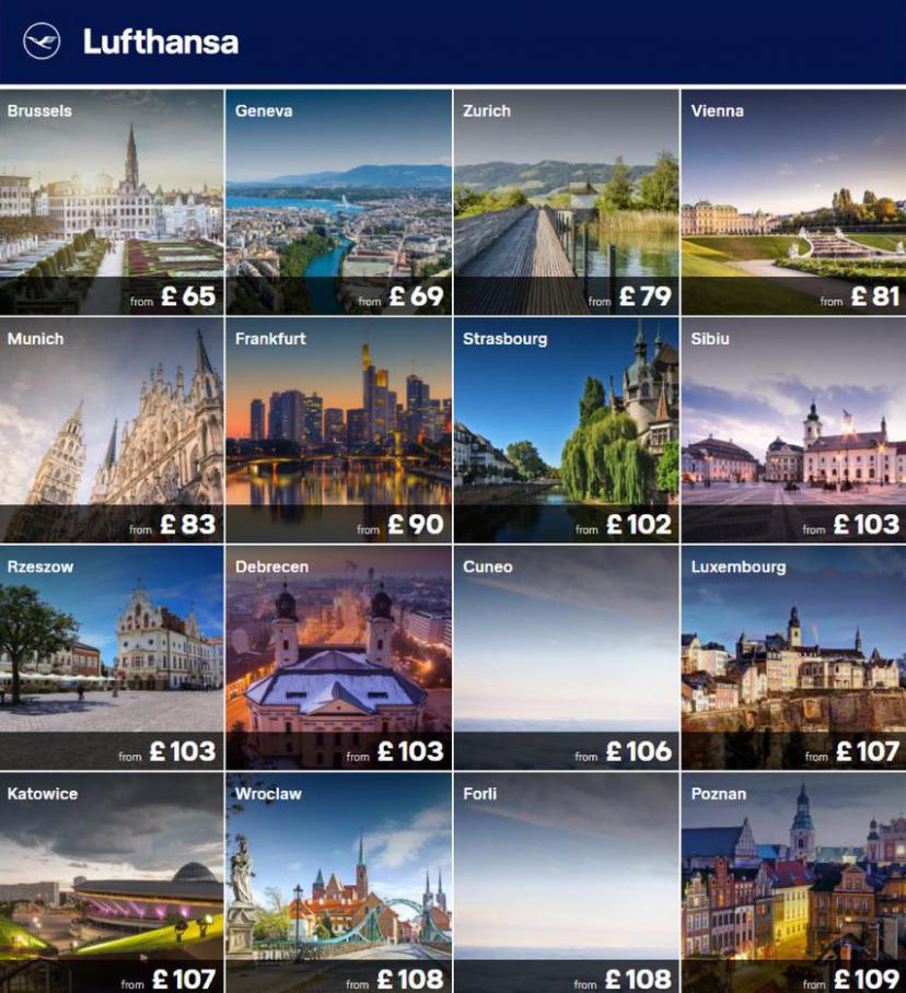 Worldwide flights offers. Lufthansa (2021-09-30-2021-09-30)
