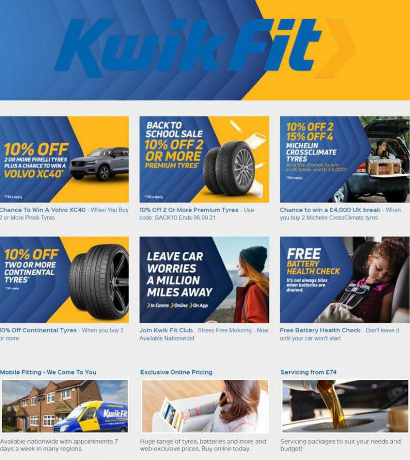 Special Offers. Kwik Fit (2021-09-06-2021-09-06)