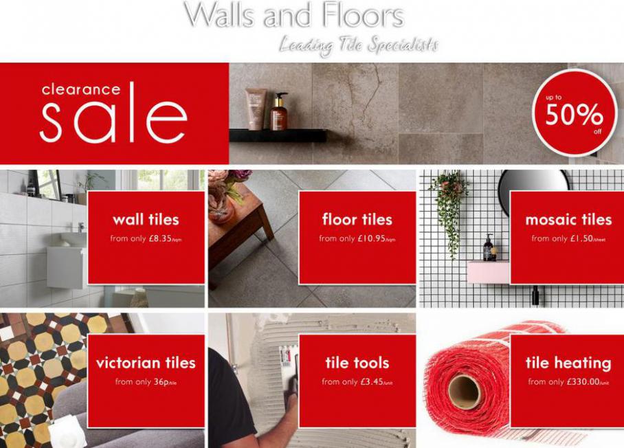 Clearance Sale. Walls and Floors (2021-10-09-2021-10-09)