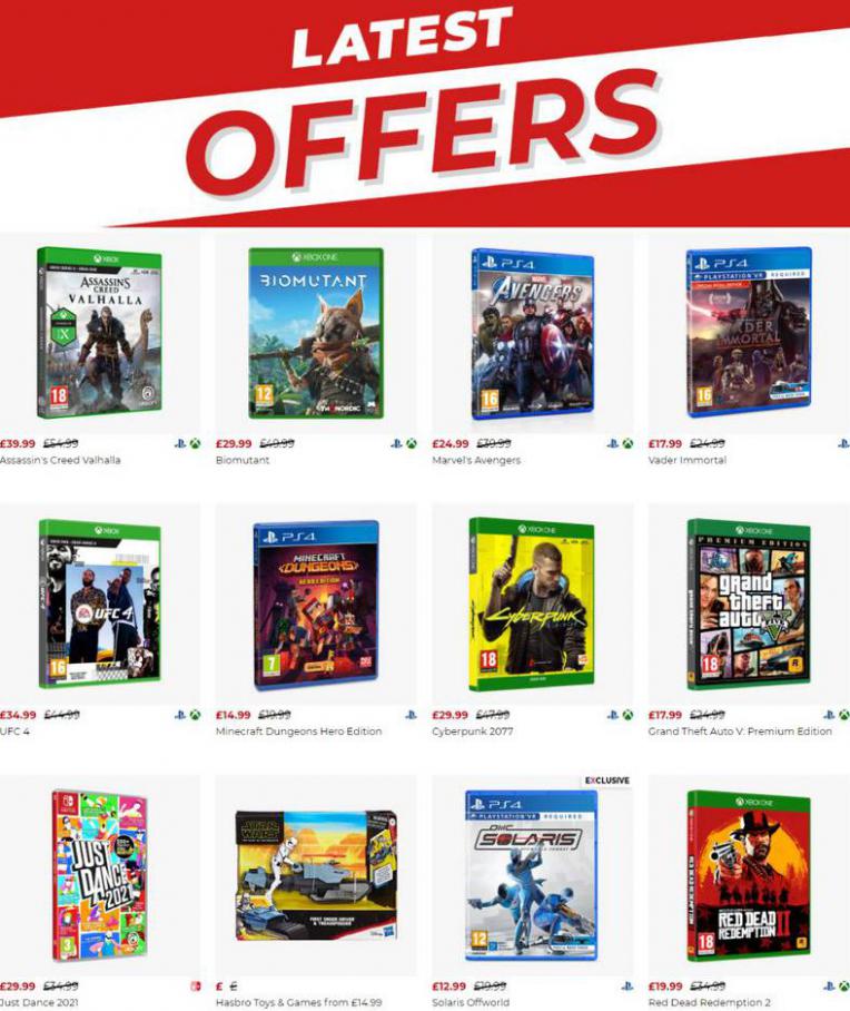 Latest Offers. Game (2021-09-30-2021-09-30)