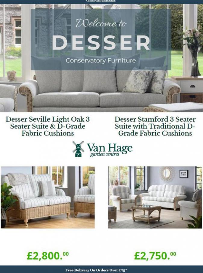 New Conservatory Furniture From Desser. Van Hage (2021-09-17-2021-09-17)