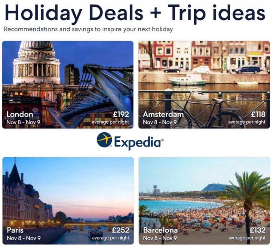 Holiday Deals + Trip Ideas. Expedia (2021-10-06-2021-10-06)