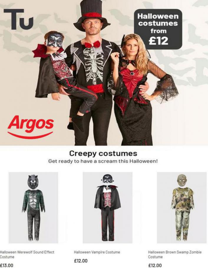 Halloween Costumes. Argos (2021-10-31-2021-10-31)