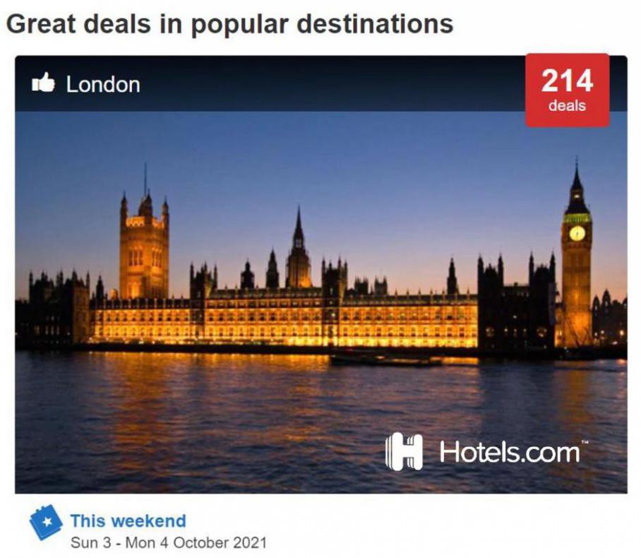 Great Deals in Popular Destinatios. Hotels (2021-10-04-2021-10-04)