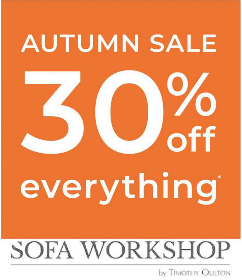Autumn Sale. Sofa Workshop (2021-10-15-2021-10-15)