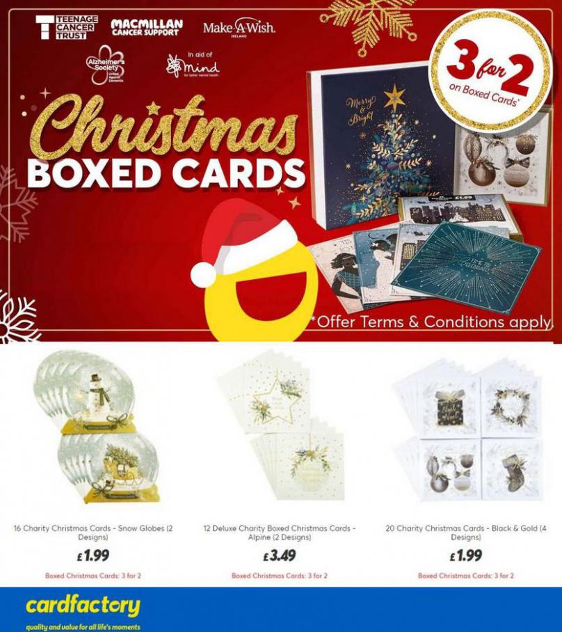 Cristmas Boxed Cards. Card Factory (2021-11-04-2021-11-04)