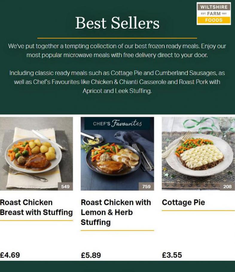 Best Sellers. Wiltshire Farm Foods (2021-10-15-2021-10-15)