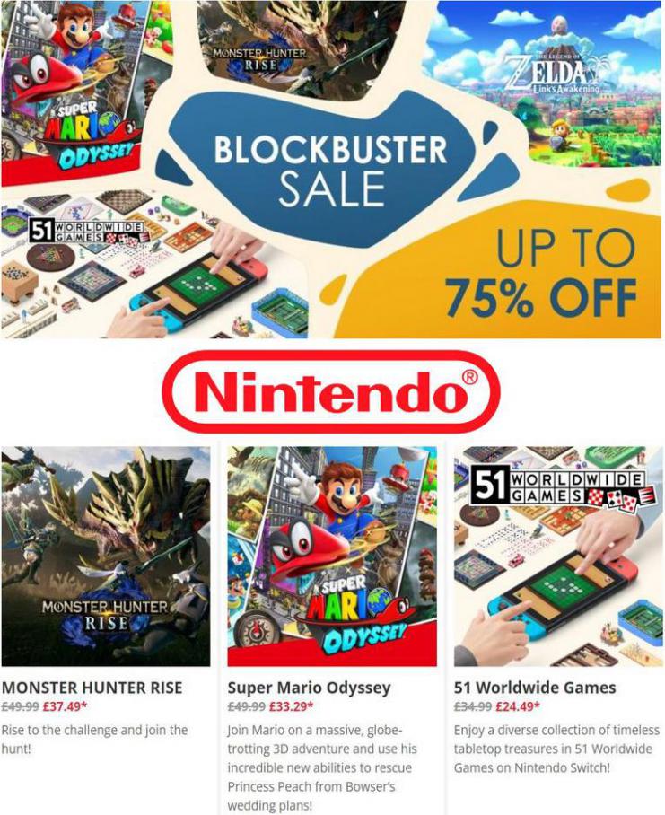 Blockbuster Sale. Nintendo (2021-10-15-2021-10-15)