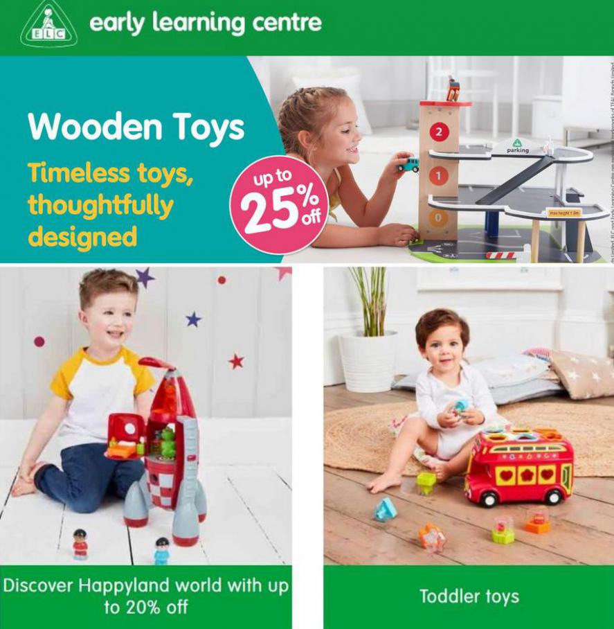 Wooden Toys Offers. Early Learning Centre (2021-10-30-2021-10-30)