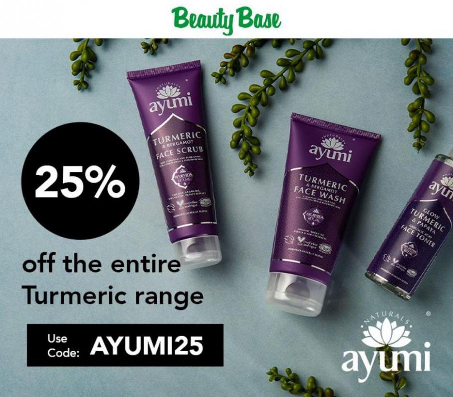 Ayumi 25% Off Sale. Beauty Base (2021-10-31-2021-10-31)