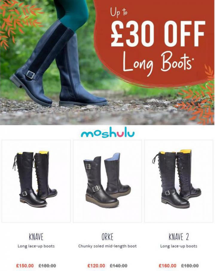 Up to £30 Off Long Boots. Moshulu (2021-10-31-2021-10-31)