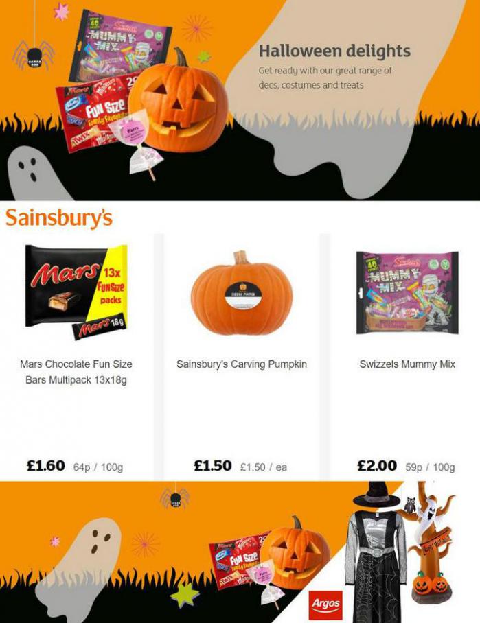 Halloween Delights. Sainsbury's (2021-10-31-2021-10-31)