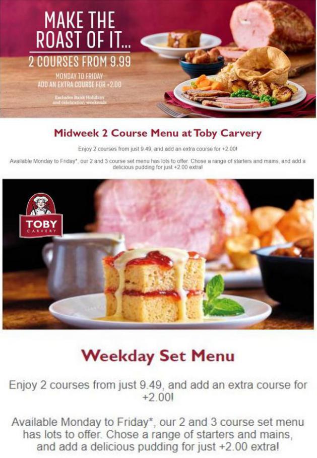 October Offers. Toby Carvery (2021-10-31-2021-10-31)
