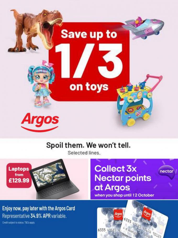 Our toy sale has arrived!. Argos (2021-10-10-2021-10-10)