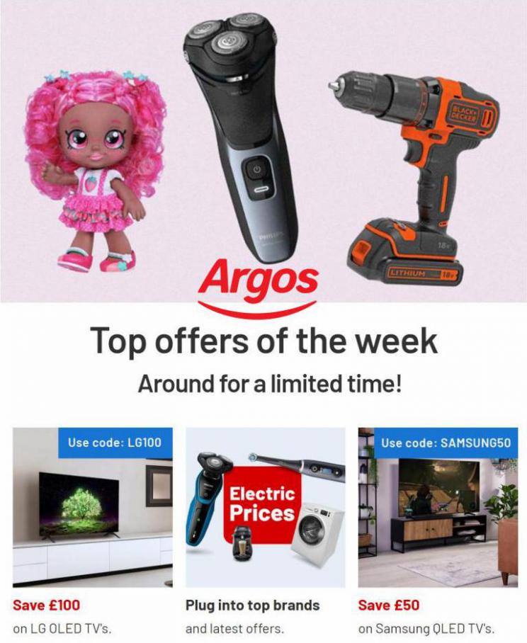 Top offers of the week. Argos (2021-11-19-2021-11-19)