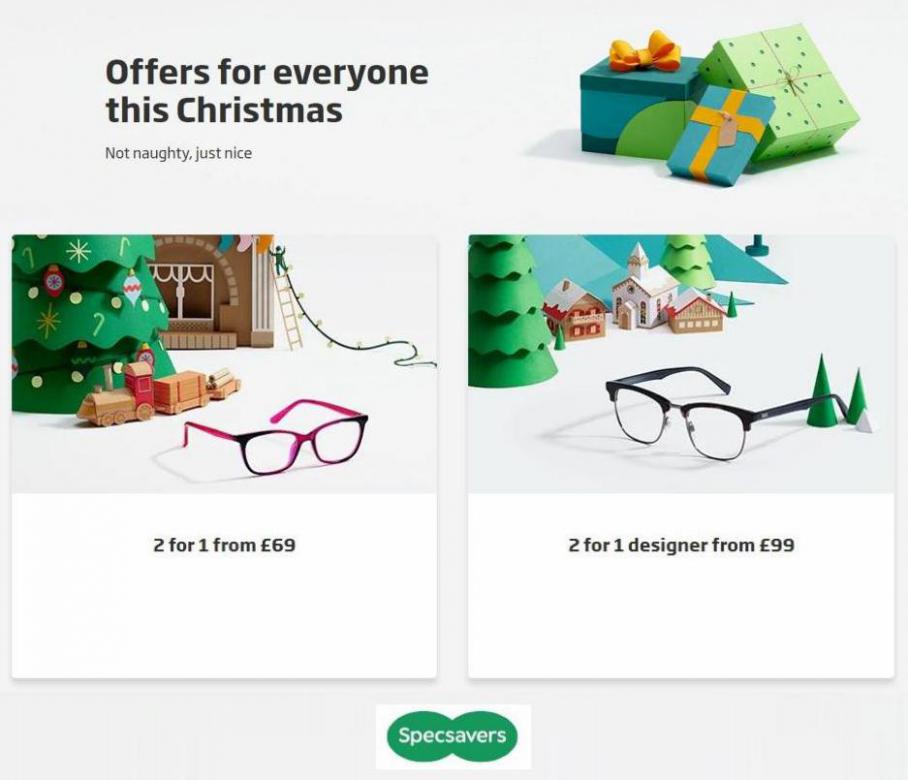 Offers For Everyone This Christmas. Specsavers (2021-12-24-2021-12-24)