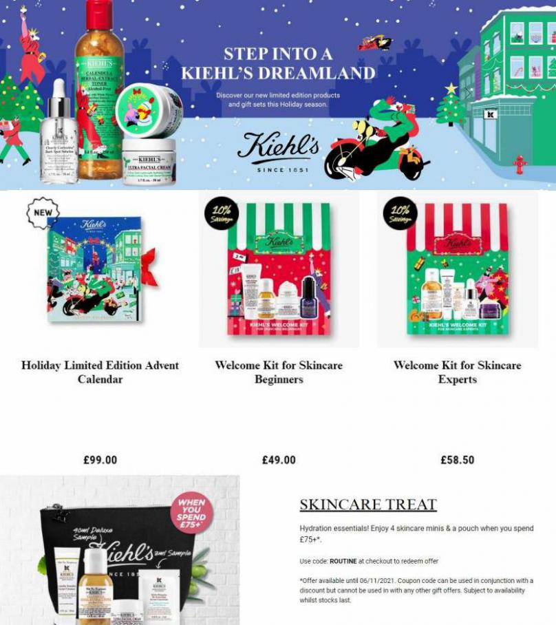 Limited Edition Gifts. Kiehl's (2021-11-15-2021-11-15)