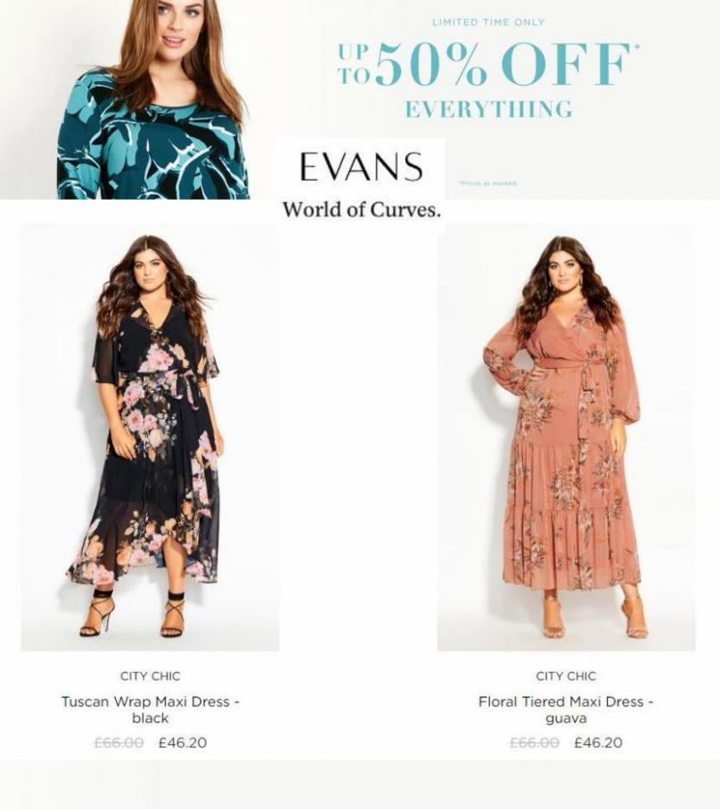 Offers Up To 50%. Evans (2021-11-15-2021-11-15)