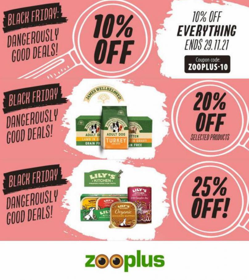 Zooplus Black Friday Sales. Zooplus (2021-11-29-2021-11-29)