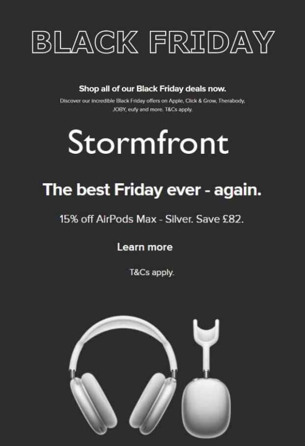 Black Friday Deals. Stormfront (2021-11-28-2021-11-28)