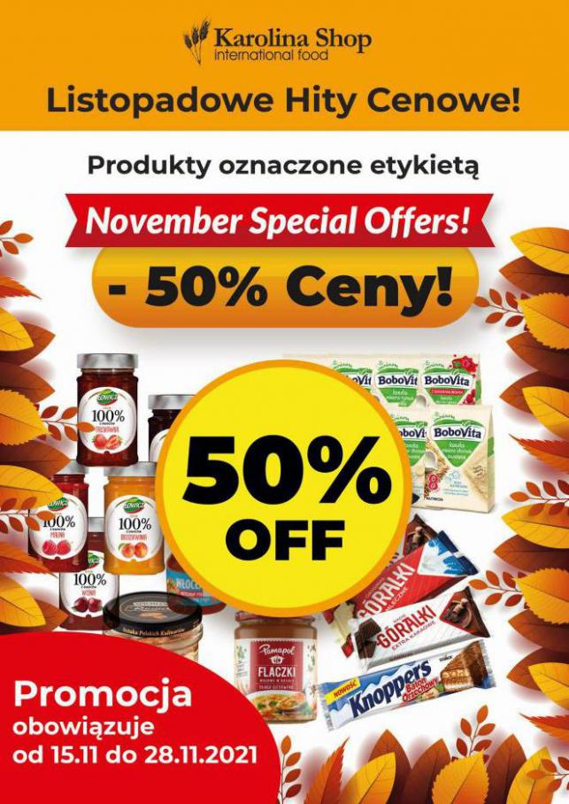 November Special Offers. Karolina Shop (2021-11-28-2021-11-28)