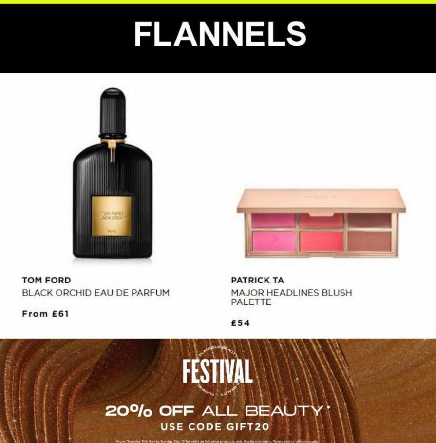 20% Off All Beauty. Flannels (2021-11-21-2021-11-21)