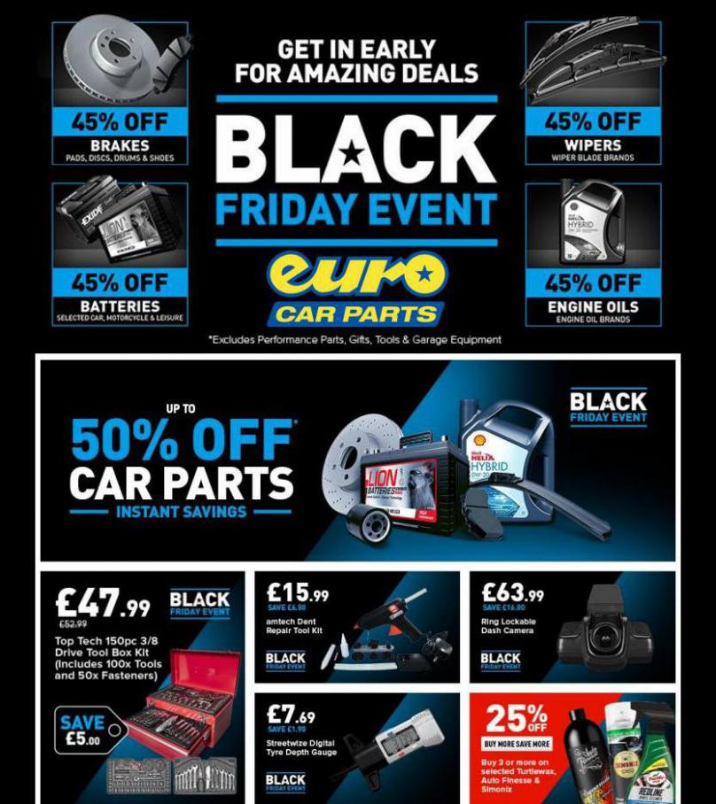 Euro Car Parts Black Friday Sales. Euro Car Parts (2021-11-30-2021-11-30)