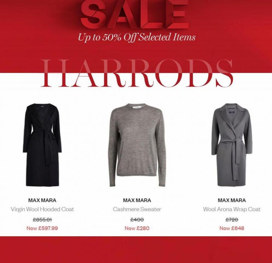 Offers Up To 50%. Harrods (2021-12-27-2021-12-27)