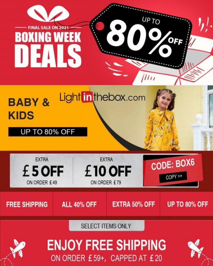 Boxing Week Deals. Light in the Box (2021-12-31-2021-12-31)
