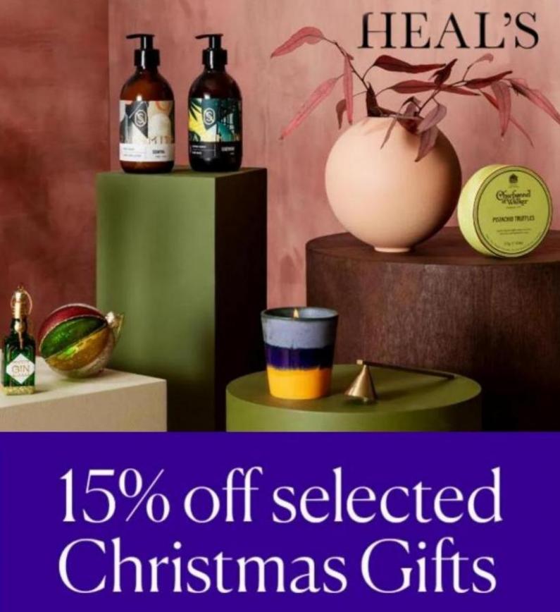 15% Off Selected Christmas Gifts. Heal's (2021-12-25-2021-12-25)