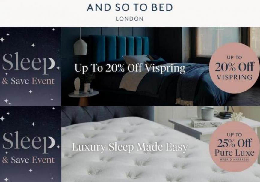 Special Offers. And So To Bed (2021-12-20-2021-12-20)