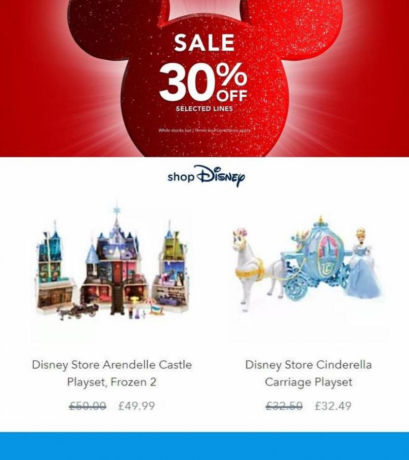 Offers Up To 30%. Disney Store (2021-12-27-2021-12-27)