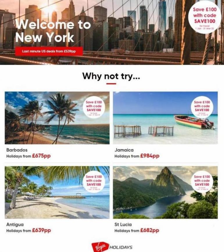 Special Offers. Virgin Holidays (2022-01-09-2022-01-09)
