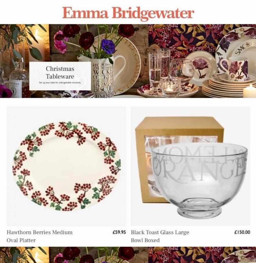 Christmas Tableware. Emma Bridgewater (2021-12-24-2021-12-24)