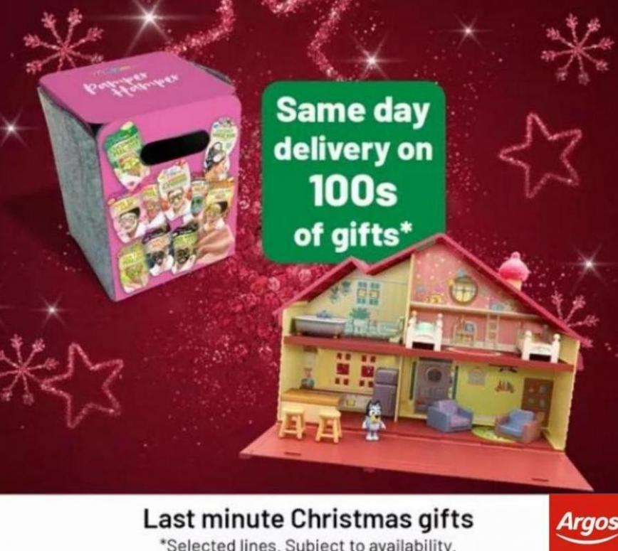 Last Minute Christmas Gifts. Argos (2021-12-26-2021-12-26)