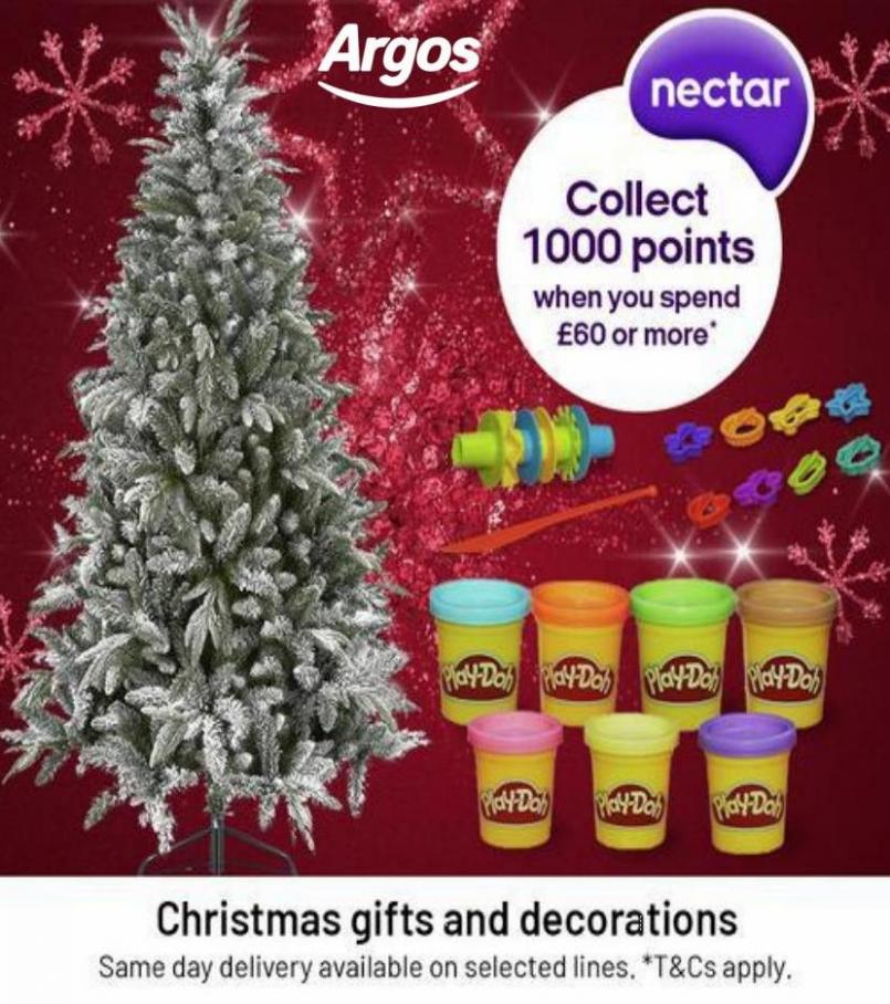 Christmas Gifts and decorations. Argos (2021-12-24-2021-12-24)