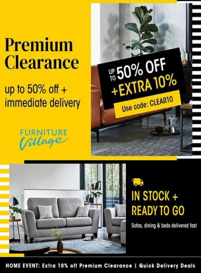 Premium Clearance. Furniture Village (2021-12-18-2021-12-18)