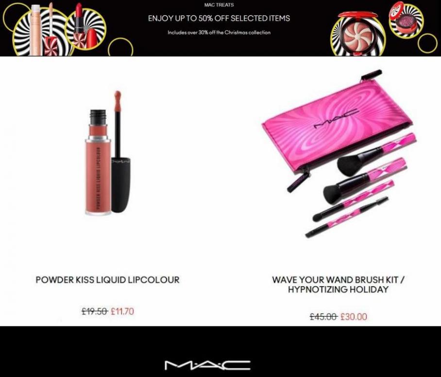 Offers Up To 50%. MAC Cosmetics (2022-01-30-2022-01-30)