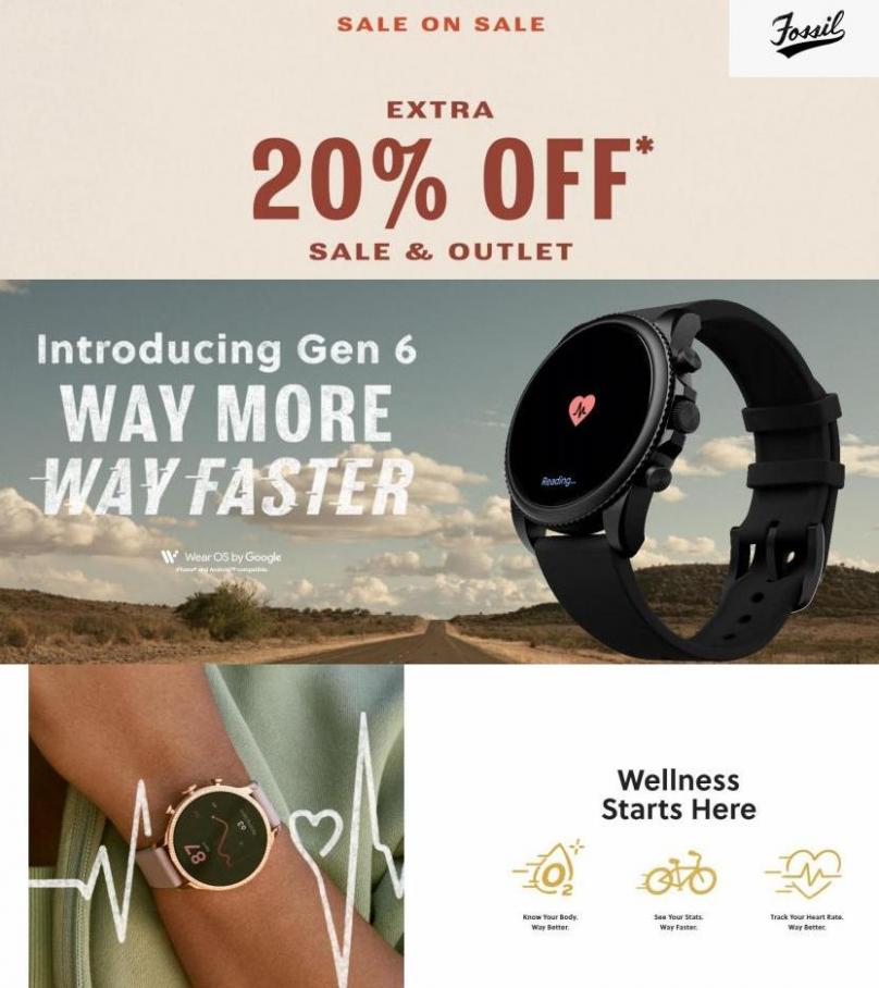 Extra 20% Off Sale. Fossil (2022-02-01-2022-02-01)