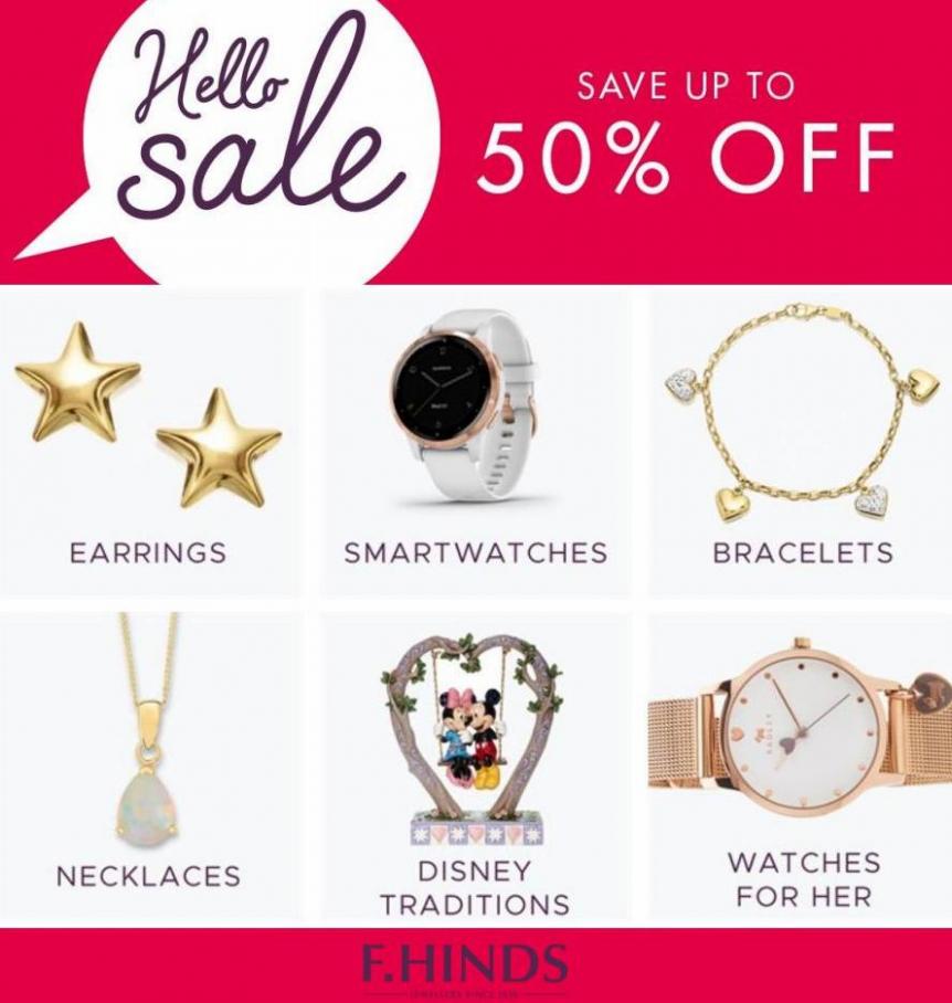 Hello Sale - Save up to 50% Off. F. Hinds (2022-02-02-2022-02-02)