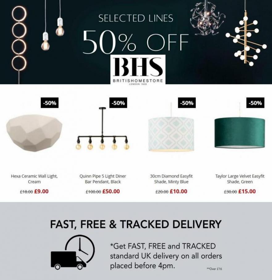 Up To 50% Off Offers. BHS (2022-01-11-2022-01-11)