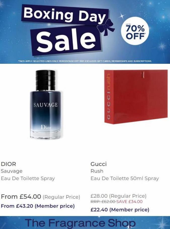 Boxing Day Sale up to 70% Off. The Fragrance Shop (2022-01-02-2022-01-02)